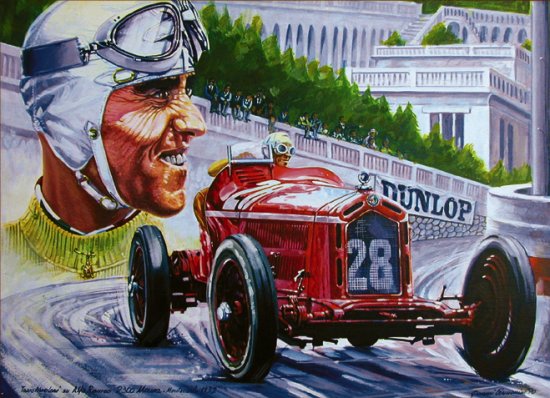 Гран-при Монако 1932 г. 17 апреля победа на Альфа Ромео